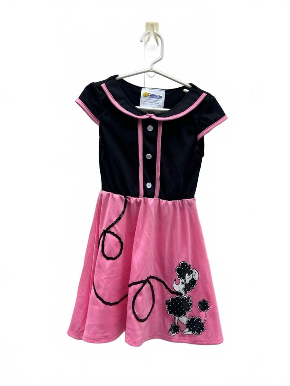 California Costumes 50s Sweetheart Poodle Dress | Toddler Medium (Size 4-6)